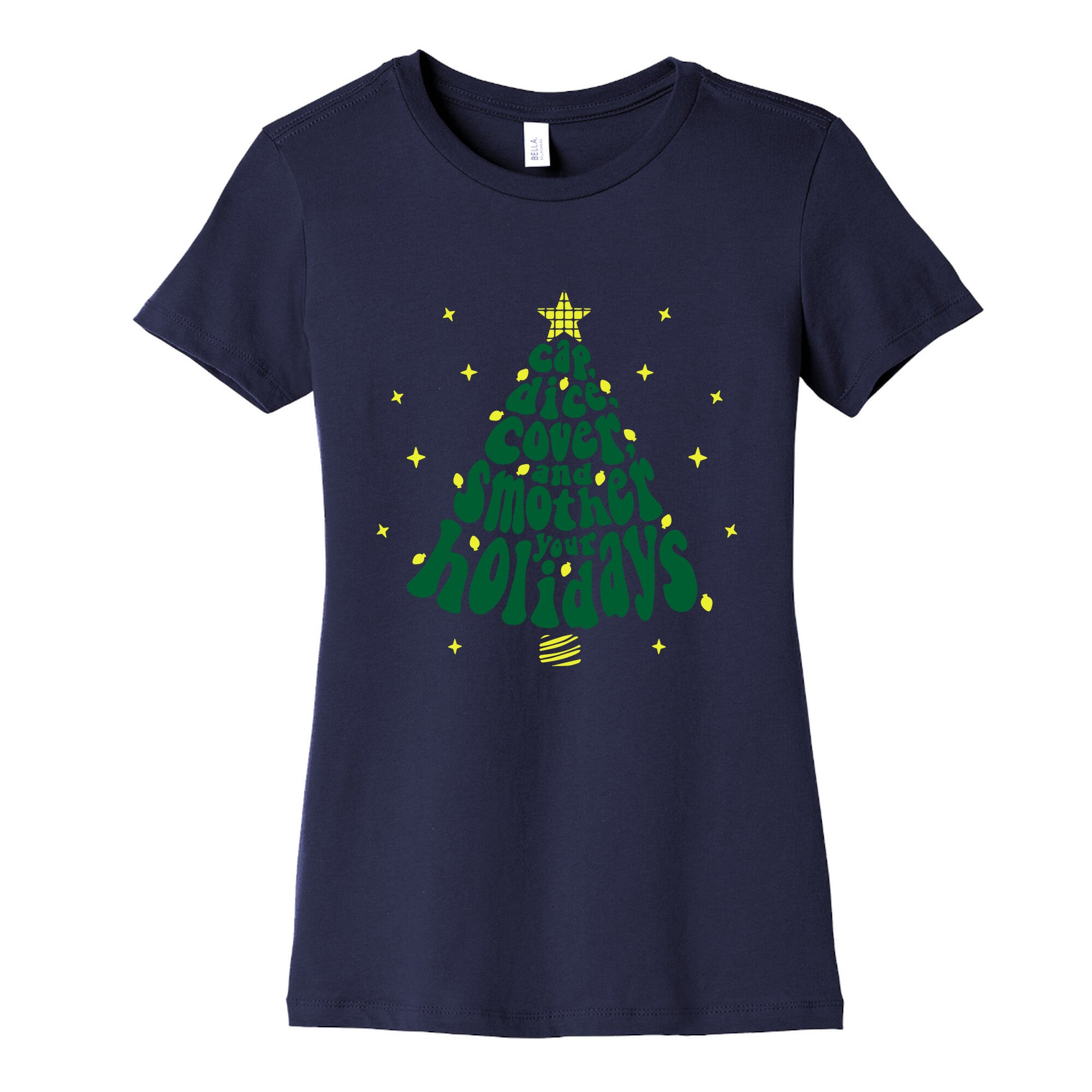 Waffle House Christmas Womens Cotton Tee